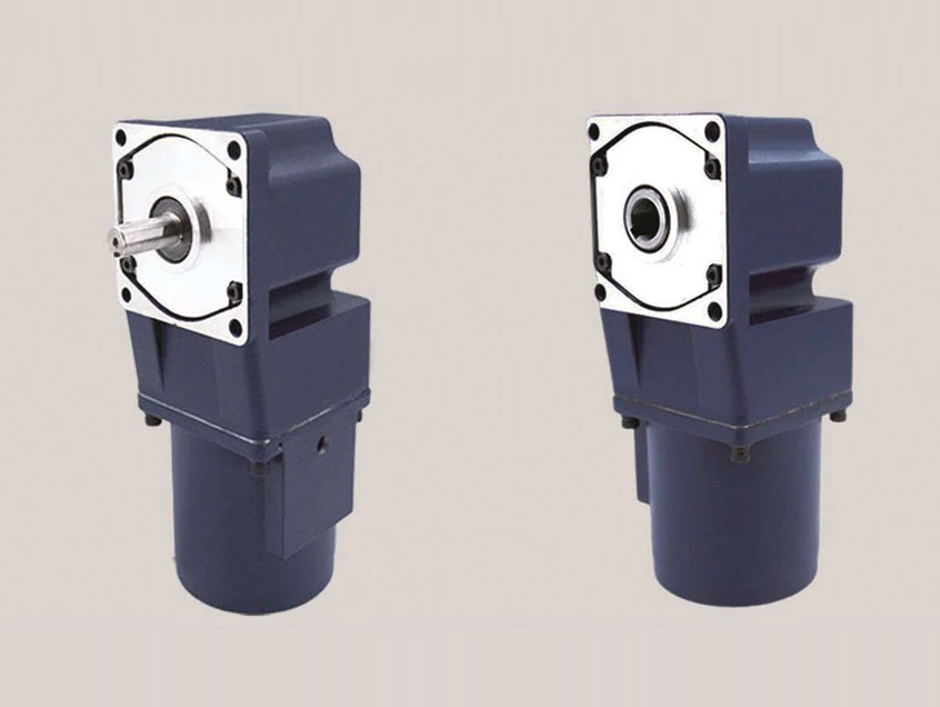 Hollow, solid rightangle gear motors 4GN RT, 40W