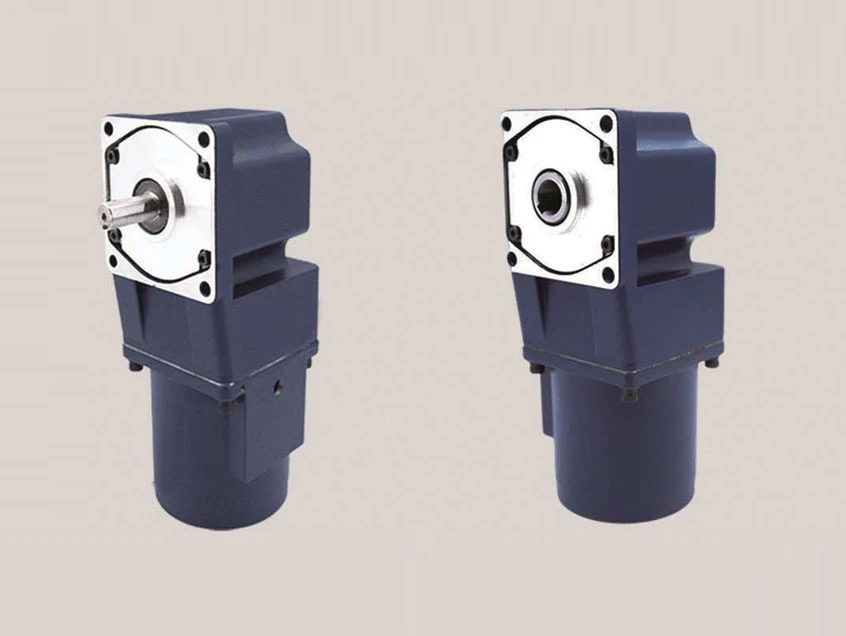 Hollow, solid rightangle gear motors 4GN RT, 40W